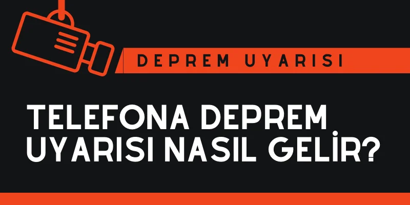 Telefona Deprem Uyarısı Nasıl Gelir? (Kesin Çözüm ✅) Telefona Deprem Uyarısı Nasıl Gelir?